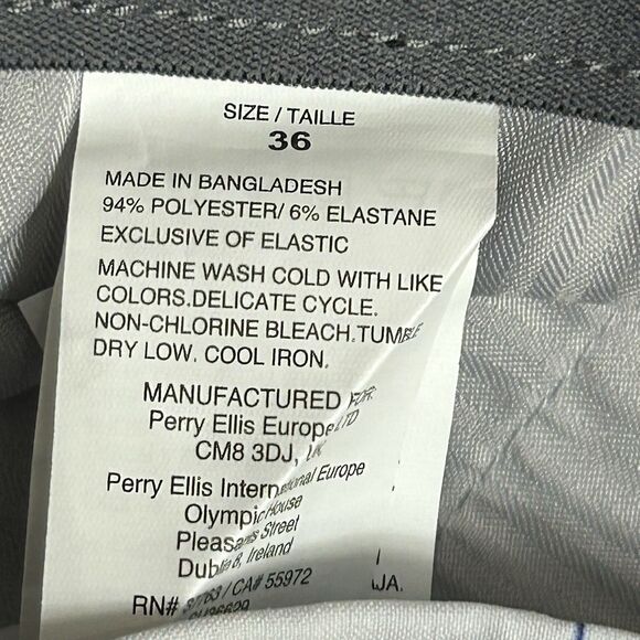 New PGA TOUR Active Waistband Stretch Performance White/Blue Plaid Golf Short-36 - Picture 9 of 10